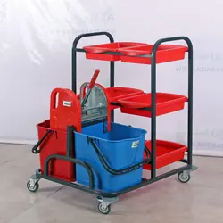 ترولی نظافتی صنعتی آذین صنعت 1600