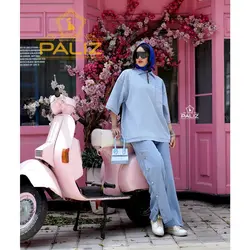 مانتو شلوار نوشا جین 300 گرم کد 625