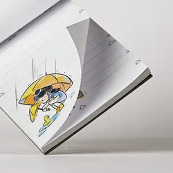 برگه یادداشت ۵۰ برگ طرح rain