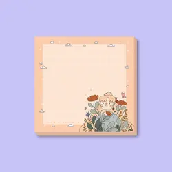 برگه یادداشت طرح flower girl