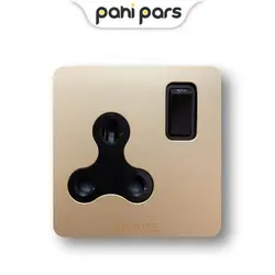 پریز ام کی 15 آمپر کولر گازی سه شاخ برند ادمور انگلیس + کاور