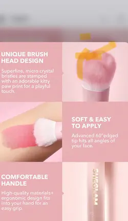 براش رژگونه مایع پنجه گربه ای شیگلم