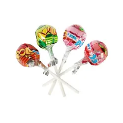 آبنبات چوبی میوه ای با مغزی آدامس هر عدد