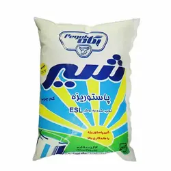 شیر کیسه ای کم چرب ESL پگاه 800 میلی‌لیتری