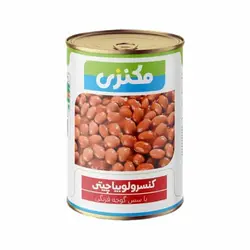 کنسرو لوبیاچیتی با سس گوجه فرنگی مکنزی 380 گرمی