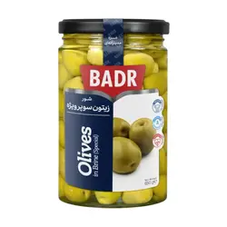 زیتون شور درشت سوپر ویژه بدر 650 گرمی
