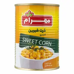کنسرو ذرت شیرین مهرام 400 گرمی