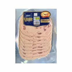 کالباس خشک 60درصد گوشت مرغ 8ورق تانیس 200 گرمی