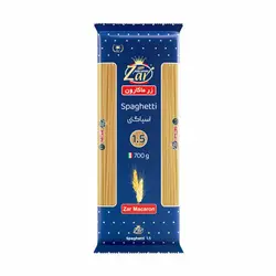ماکارونی اسپاگتی قطر 1.5 زرماکارون 700 گرمی
