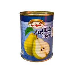 کمپوت گلابی شهاب 350 گرمی