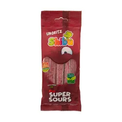 پاستیل شکری ترش آلبالویی لیکوریتز شیبا 90 گرمی