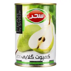 کمپوت گلابی سحر 430 گرمی