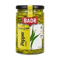 ترشی فلفل سبز بدر 570 گرمی