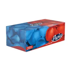 دستمال کاغذی جعبه ای پاپیا 150 برگ 2 لایه