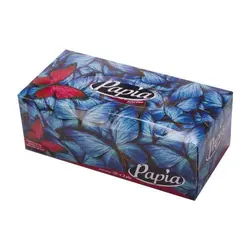دستمال کاغذی جعبه ای پاپیا 150 برگ 2 لایه