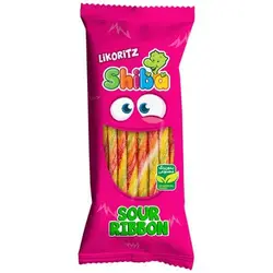 پاستیل شکری ترش مخلوط میوه ها لیکوریتز شیبا 90 گرمی