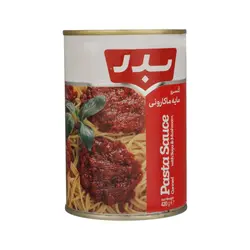 کنسرو سس ماکارونی با سویا بدر 420 گرمی