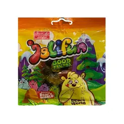 پاستیل خرسی میوه ای جلی فان شیرین عسل 60 گرمی