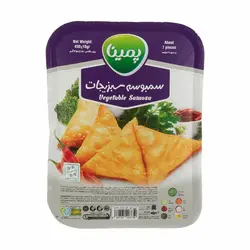 سمبوسه سبزیجات پمینا 7تکه 450 گرمی