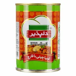 کنسرو لوبیاچیتی با قارچ دلپذیر 420 گرمی