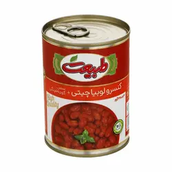 کنسرو لوبیاچیتی با سس گوجه فرنگی طبیعت 380 گرمی