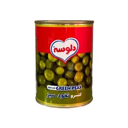 کنسرو نخود سبز دلوسه 380 گرمی