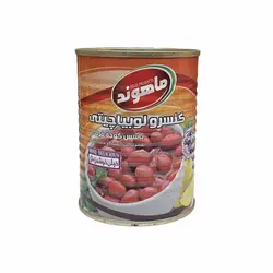 کنسرو لوبیاچیتی با سس گوجه فرنگی ماهوند