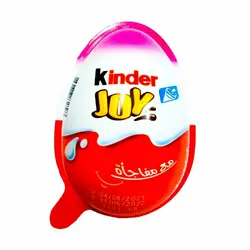تخم مرغ شانسی کیندر جوی دخترانه (kinder joy) 20 گرمی
