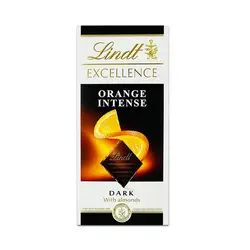 شکلات تخته ای لینت اکسلنس با طعم پرتقال (lindt) 100 گرم