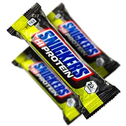 پروتیین بار با طعم شکلاتی اسنیکرز (snickers) 55 گرم