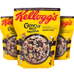 غلات گرانولا کرانچی نات شکلاتی با مغز کلارکز (kellaggs) 380 گرم