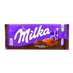 شکلات با مغز براونی مدل chocolate dream میلکا (milka) 100 گرم