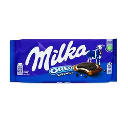 شکلات تخته ای با بیسکوییت اورئو ساندویچی میلکا (milka) 100 گرمی
