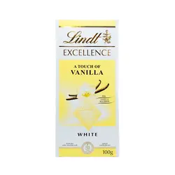 شکلات سفید با طعم وانیل اکسلنس لینت (lindt) 100 گرمی