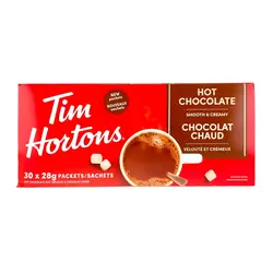 هات چاکلت جعبه ای تیم هورتن (tim hortons) 30 ساشه ای