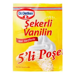 پودر وانیل 5 عددی دکتر اوتکر (dr.oetker) 25 گرمی