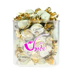 شکلات کادوئی با مغز کارامل ملز کارامل (mell's caramel) فله ای 250 گرمی