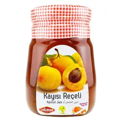 مربا زردآلو لوک من (lokman) 1800 گرمی