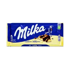 شکلات تخته ای بابلی شکلات سفید میلکا (milka) 95 گرمی