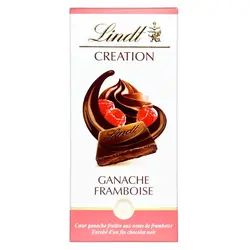 شکلات تخته ای با کرم رزبری لینت (lindt) 150 گرمی