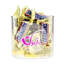 شکلات سفید اسنیکرز (snickers) فله ای 250 گرمی