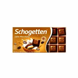 شکلات تخته ایی با طعم لاته ماکیاتو شوگوتن (schogetteen)100گرمی