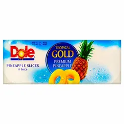 پک کمپوت آناناس طلایی تروپیکال دوله(Dole) 3عددی