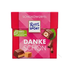 شکلات کادوئی 4 طعم danke schon ریتر اسپرت (ritter sport) 22 عددی