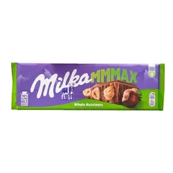 شکلات تخته ای تریپل مکس با فندق کامل میلکا (milka) 270گرمی