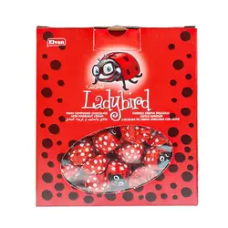 شکلات شیری با کرم فندقی کفشدوزک الوان (elvan) 1 کیلوگرمی