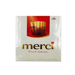 شکلات کادوئی 8 طعم مرسی (merci) 200 گرمی