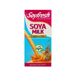 شیر سویا با طعم کاپوچینو وگن سویا فرش (soyfresh) 1 لیتری