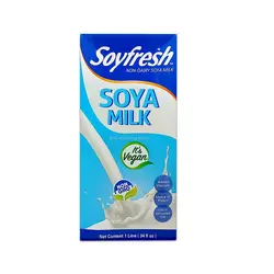 شیر سویا ساده وگن سویا فرش (soyfresh) 1 لیتری