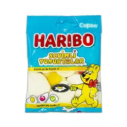 پاستیل هاریبو مدل تخم مرغی (haribo) 35 گرم